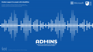 ADMINS project - Assistants to the disclosure and management of information about needs and support